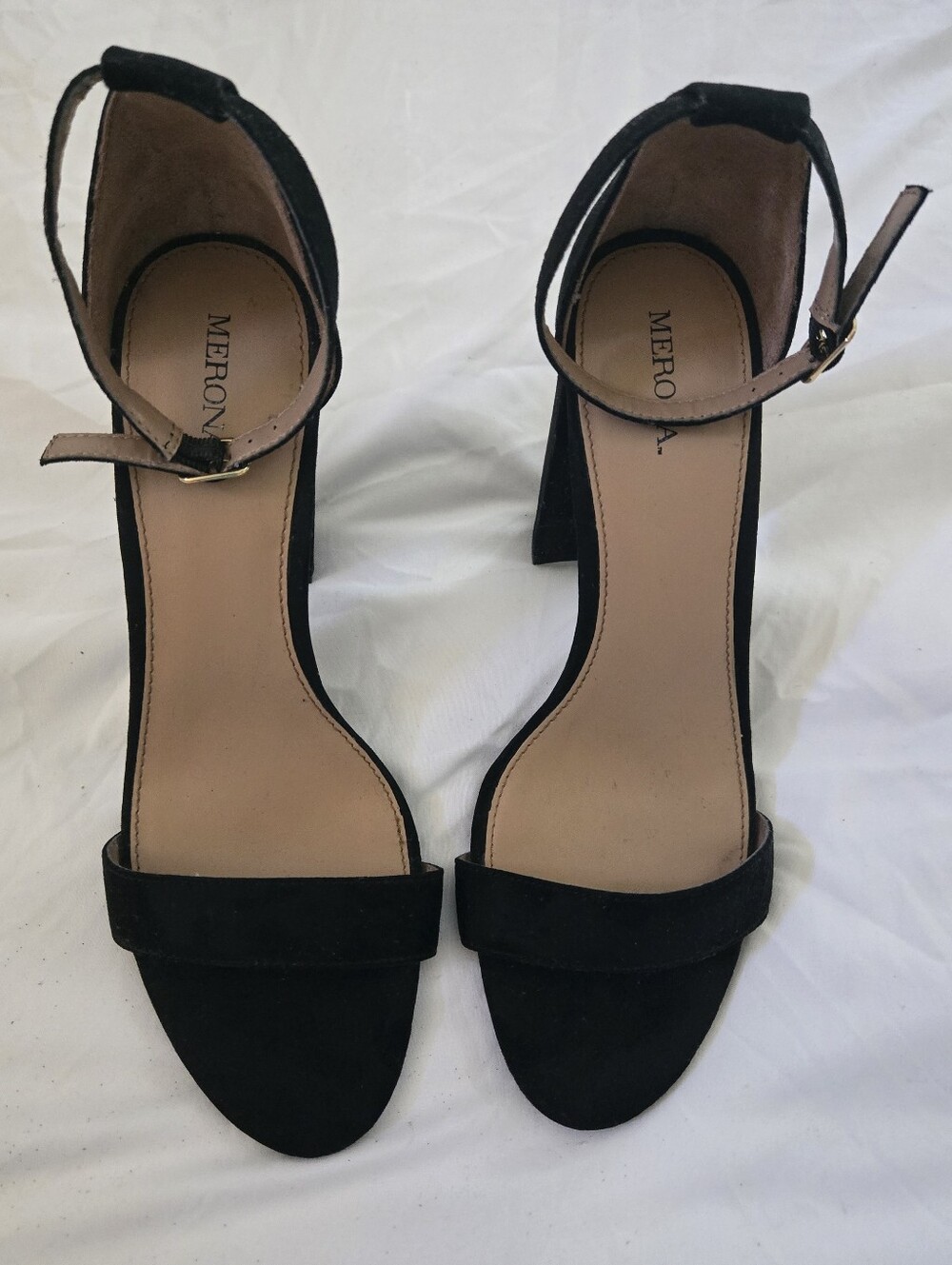 Merona Women's High Block Heel Ankle-Strap Sandals
